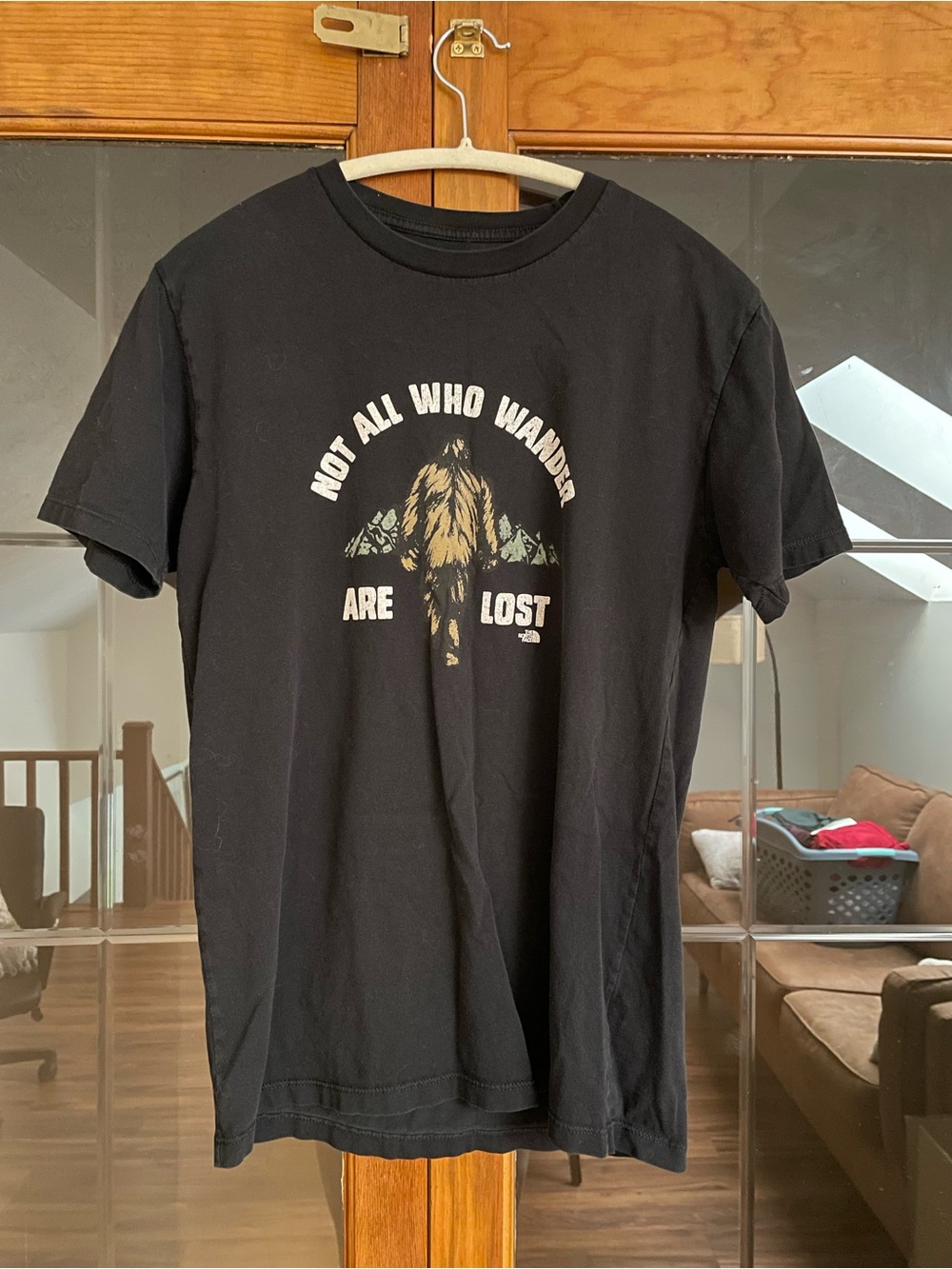 The North Face Black 'Not All Who Wander Are Lost' Graphic Tee